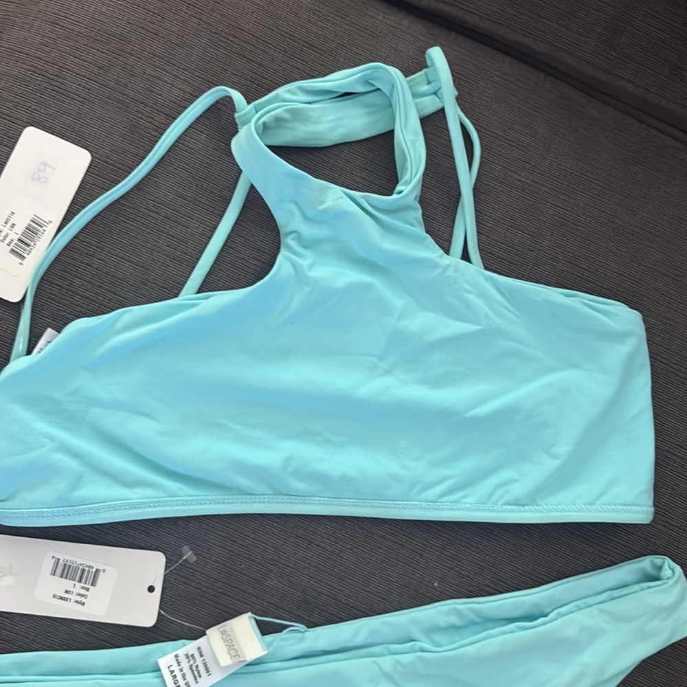 LSPACE Light Blue Bikini Set - Picture 3 of 3
